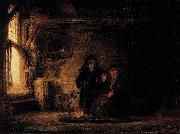 REMBRANDT Harmenszoon van Rijn Tobit's Wife with the Goat USA oil painting artist